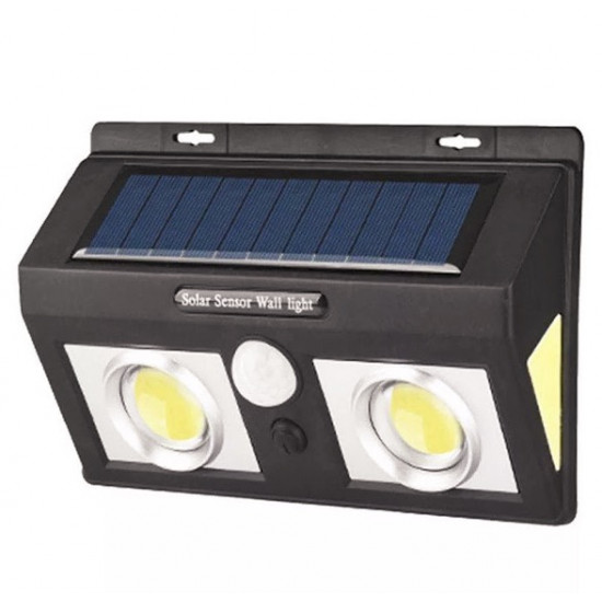 Set 2 x Lampa solara 20W Dual COB LED IP65