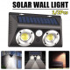 Set 2 x Lampa solara 20W Dual COB LED IP65