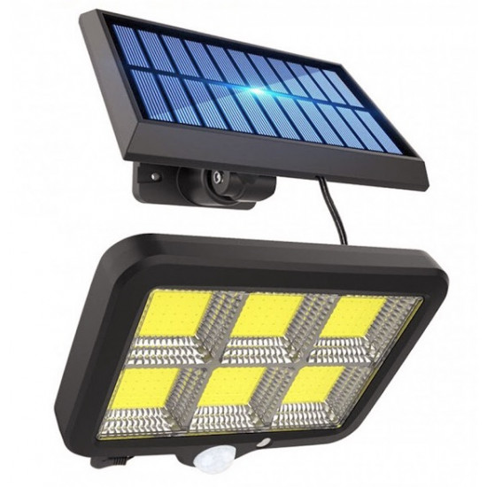 Proiector solar 120 LED COB senzor de lumina si miscare