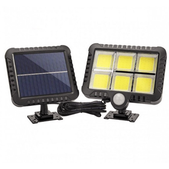 Proiector solar 120 LED COB senzor de lumina si miscare