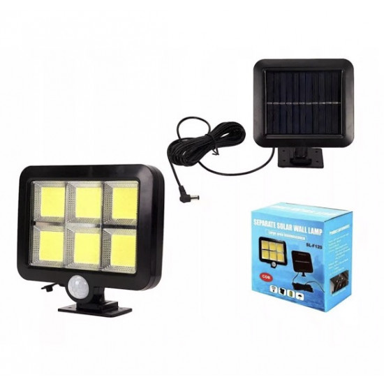 Proiector solar 120 LED COB senzor de lumina si miscare