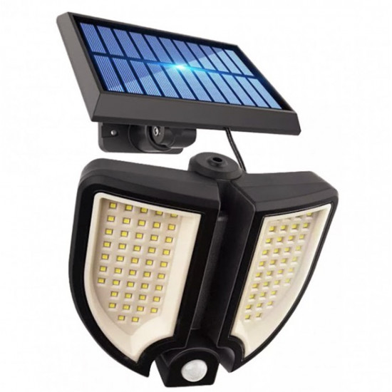 Lampa solara 90 LED, senzor de miscare, telecomanda