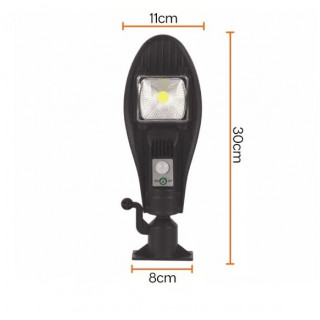 Lampa solara JX-256 100W COB, senzor de miscare, 3 moduri de iluminare Lampa solara JX-256 100W COB, senzor de miscare, 3 moduri de iluminare