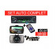 Pachet Radio Mp3 cu afisaj RGB si telecomanda ,camera auto full Hd si Priza tripla + USB pentru bricheta auto