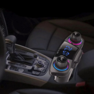 Modulator auto Bluetooth, AUX, Handsfree, cititor carduri, functie incarcare telefon si brat flexibil Modulator auto Bluetooth, AUX, Handsfree, cititor carduri, functie incarcare telefon si brat flexibil