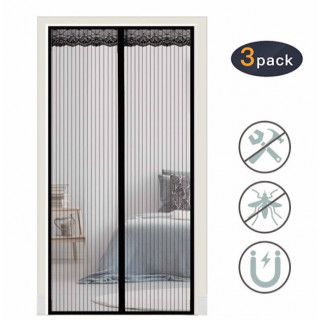Set 3 perdele magnetice antiinsecte 190 x 100 cm Set 3 perdele magnetice antiinsecte 190 x 100 cm