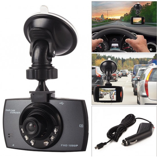 Camera auto Full HD Night Vision + Car Kit Modulator G7 + Set ochelari condus