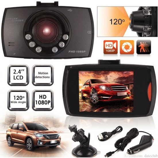 Camera auto Full HD Night Vision + Car Kit Modulator G7 + Set ochelari condus