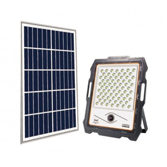 Proiector LED cu Panou Solar , 100W, cu ca Camera WiFi HD incorporata