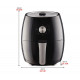 Friteuza Air Fryer and Grill Haeger 3.8 l , termostat si timer control