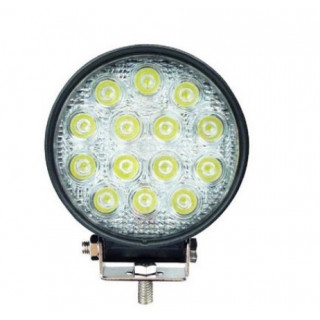 Proiector LED auto offroad rotund 42W/12V-24V, 3080