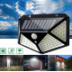 Set 3 x Lampa 100 LED cu panou solar, senzor de miscare