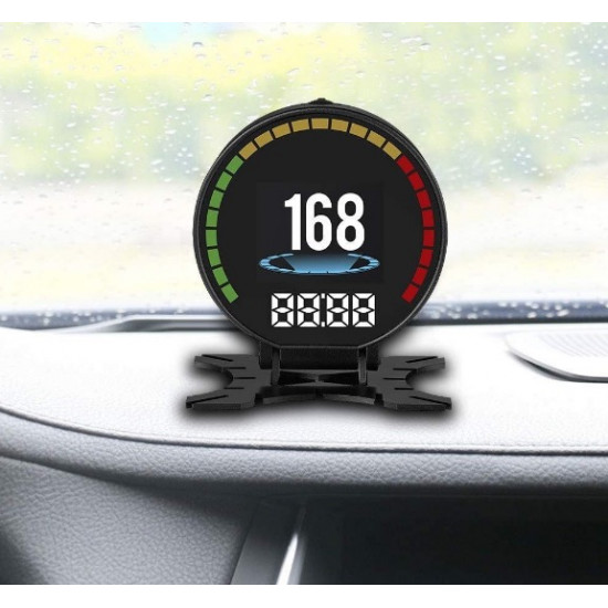 Head Up Display cu suport pentru bord OBD & OBD2