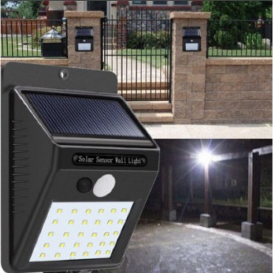 Set 6 lampi solare 30 led cu senzor de miscare