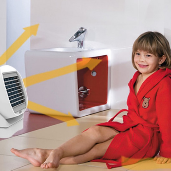 Air-Cooler: Mini aer conditionat cu umidificator si aromaterapie pentru sezonul cald
